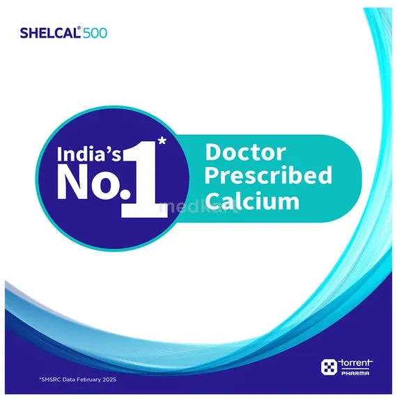 shelcal 500mg tablet 15's